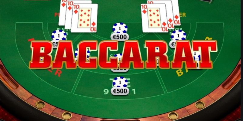 Logo Baccarat luôn hiển thị nổi bật trên trang chủ Hello88